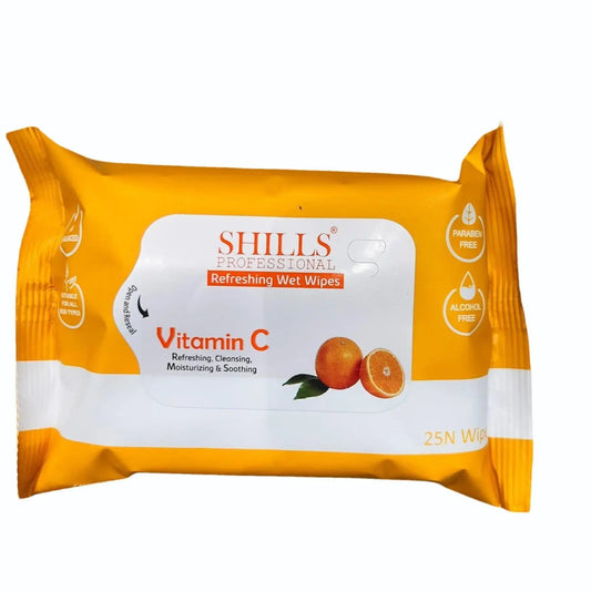SHILLS WET WIPES VITAMIN C 25N