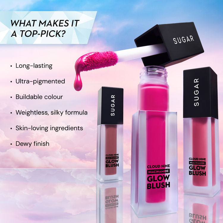 SUGAR LIQUID GLOW BLUSH 01 BARE MAGIC