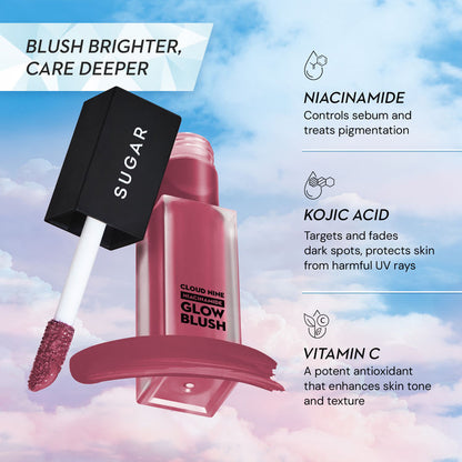 SUGAR LIQUID GLOW BLUSH 01 BARE MAGIC