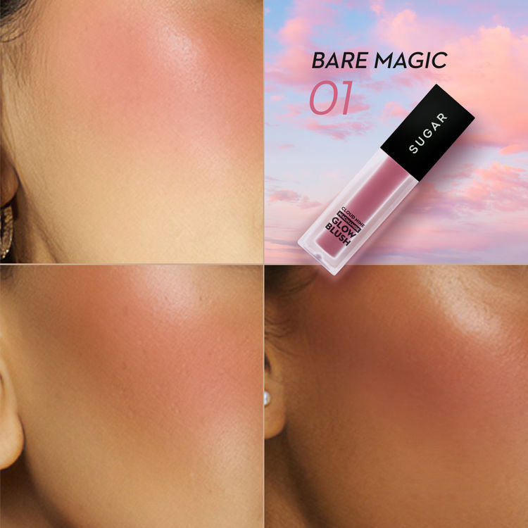 SUGAR LIQUID GLOW BLUSH 01 BARE MAGIC