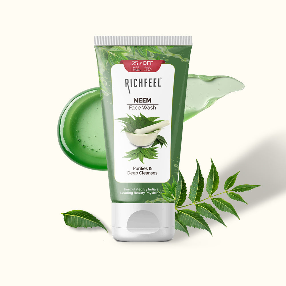 RICHFEEL NEEM FACE WASH 100G