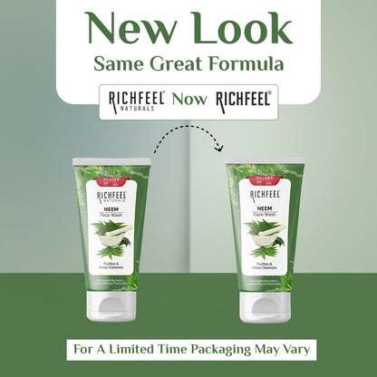 RICHFEEL NEEM FACE WASH 100G
