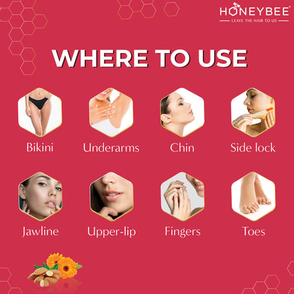 HONEYBEE WAX STRIPLESS PAN 120 GM