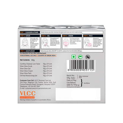 VLCC FACIAL KIT SILVER 70G