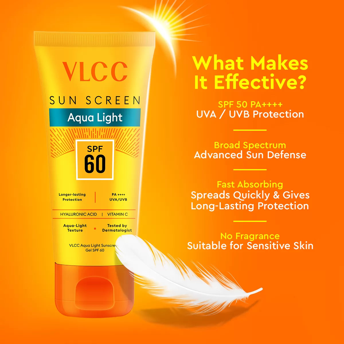 VLCC SPF 60 SUN SCREEN AQUA LIGHT GEL 30G