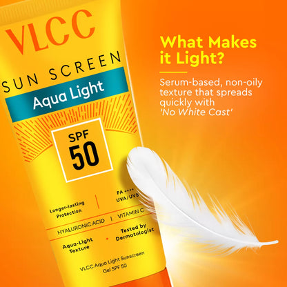 VLCC SPF 50 SUN SCREEN AQUA LIGHT GEL 30G
