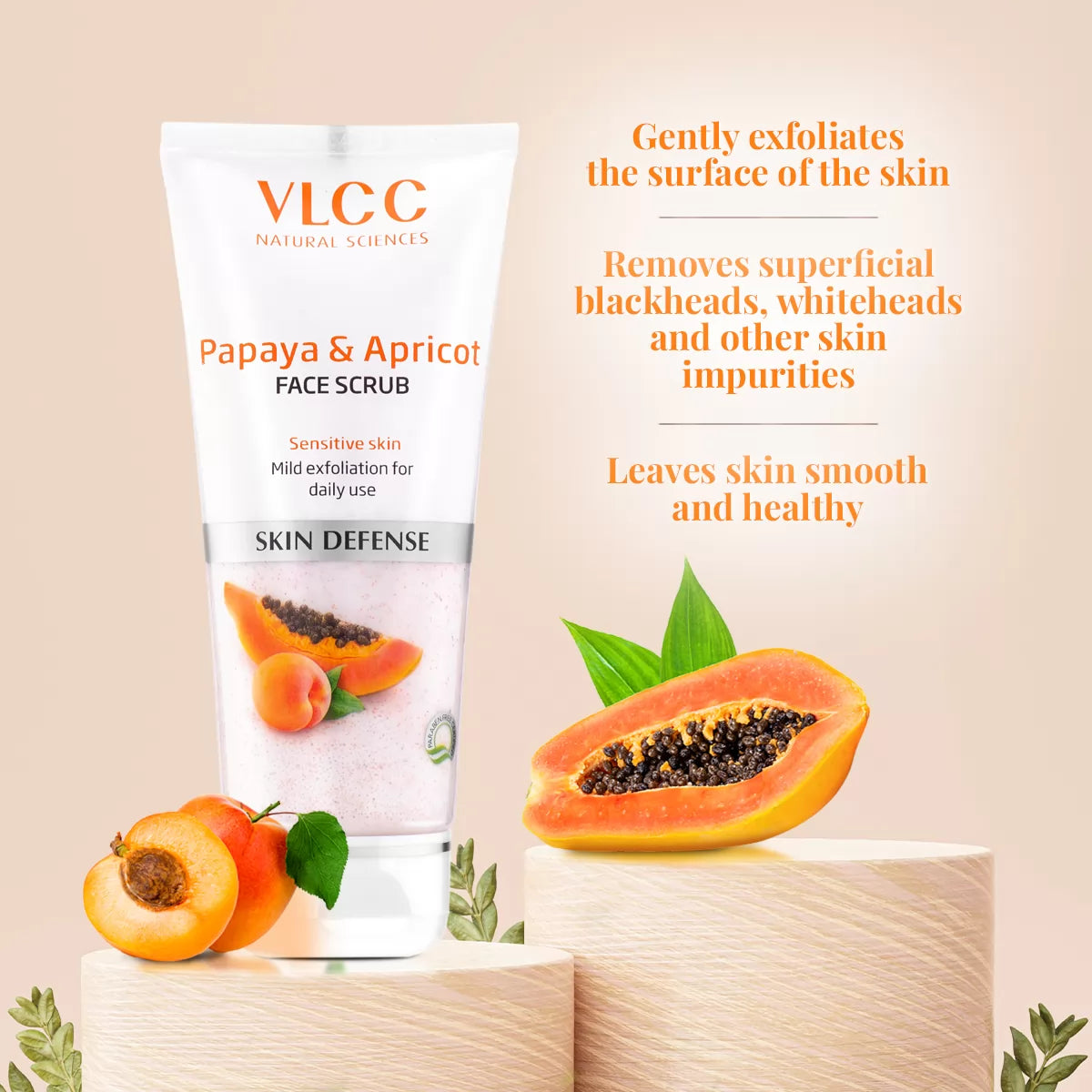 VLCC SCRUB PAPAYA&APRICOT 80G