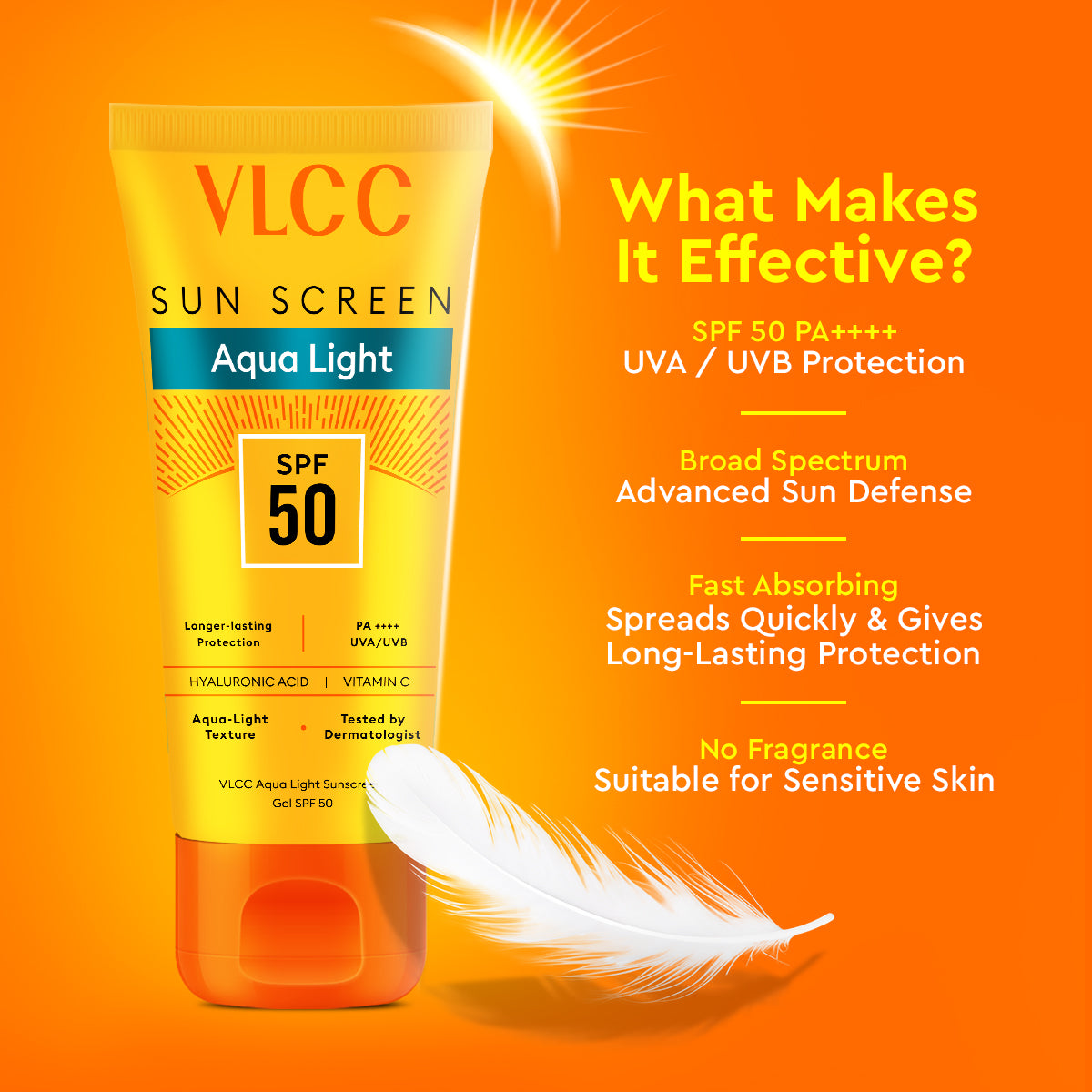 VLCC SPF 50 SUN SCREEN AQUA LIGHT GEL  100G