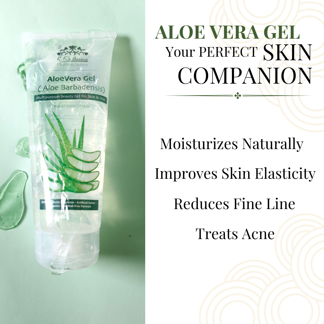 R.K.AROMA GEL ALOEVERA 250 GRM