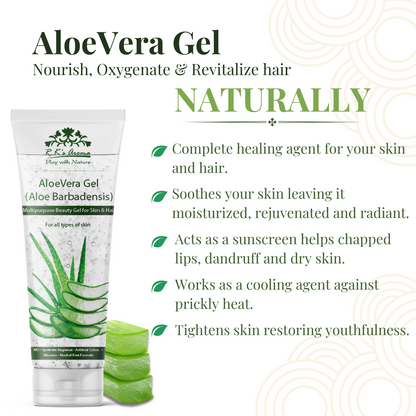 R.K.AROMA GEL ALOEVERA 250 GRM