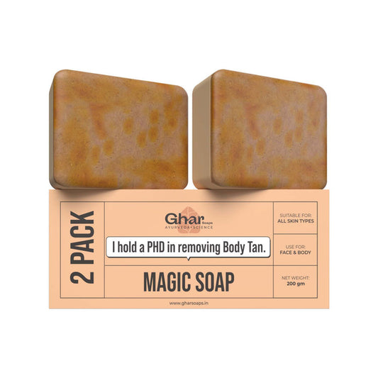 GHAR MAGIC SOAP 2 PACK 200G