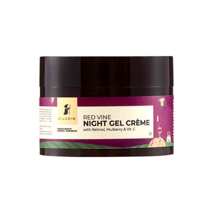 PILGRIM RED VINE NIGHT GEL CREAM 50GM