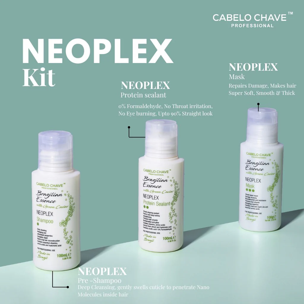 CABELO CHAVE NEOPLEX KIT 100 ML