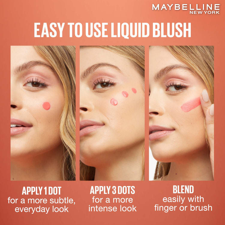 MAYBELLINE SUNKISSER MATTE BLUSH 34 PEACHY QUENCH 4.7ML