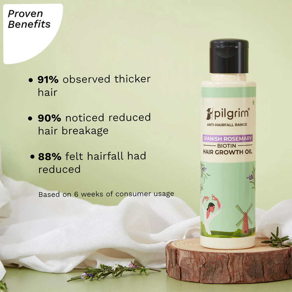 PILGRIM SPANISH ROSEMARY HAIR GROWTH HAIR OIL 100ML