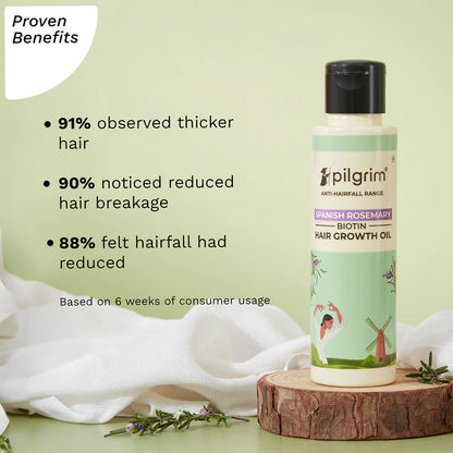 PILGRIM SPANISH ROSEMARY HAIR GROWTH HAIR OIL 100ML