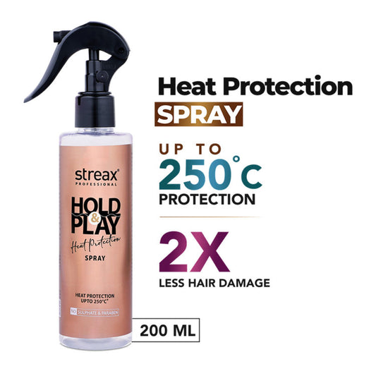 STREAX PROFESSIONAL HOLD & PLAY HEAT PROTECTION SPRAY 200 ML