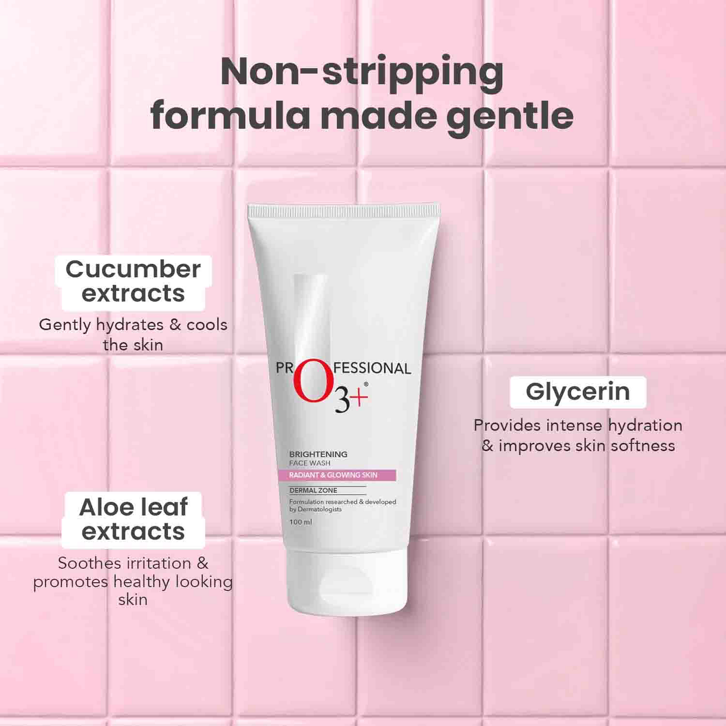 O3 FACEWASH BRIGHTENING WHITENING 100 GM