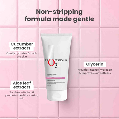 O3 FACEWASH BRIGHTENING WHITENING 100 GM