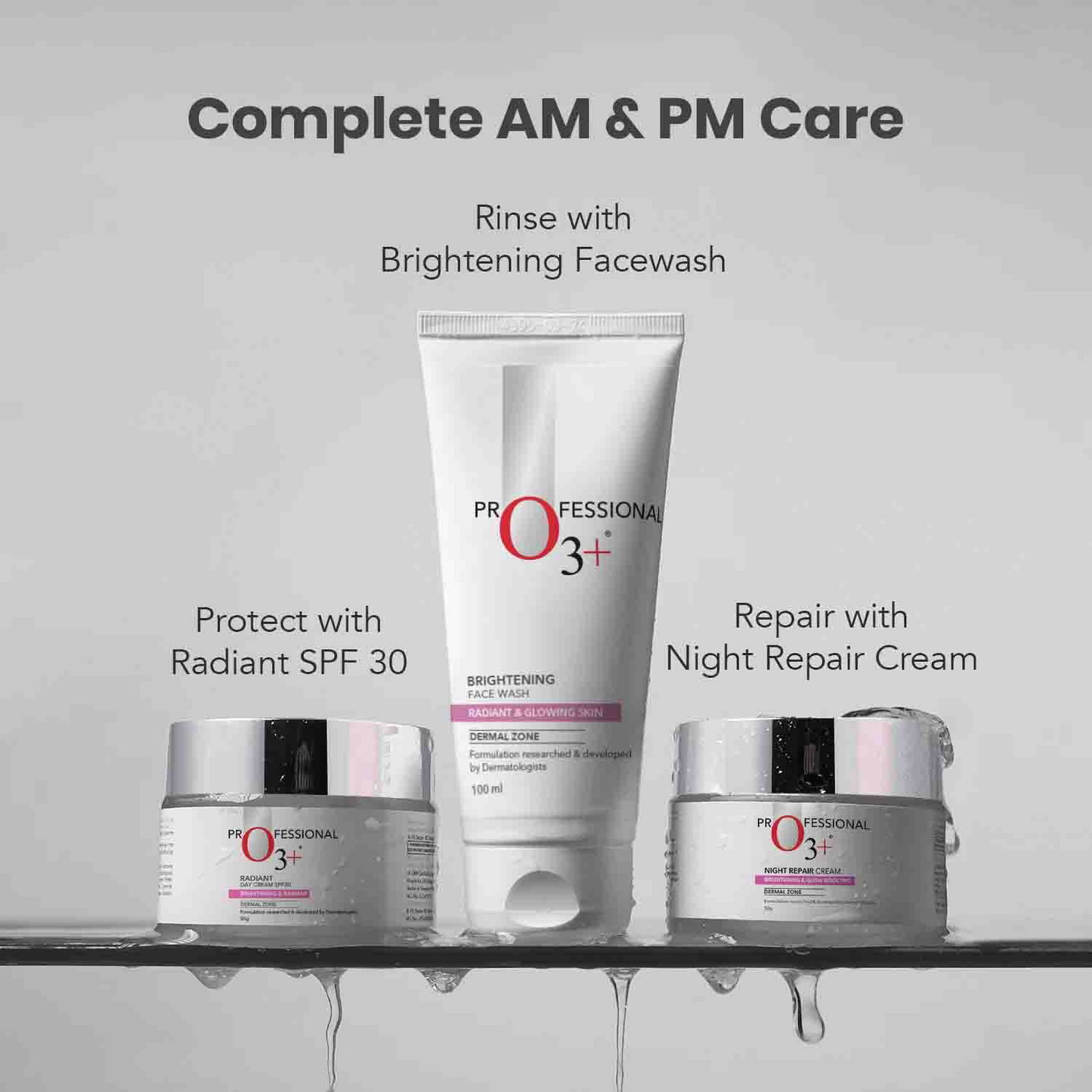 O3 FACEWASH BRIGHTENING WHITENING 100 GM