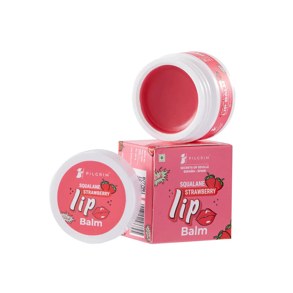 PILGRIM SQUALANE STRAWBERRY LIP BALM 8GM