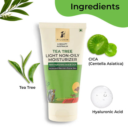 PILGRIM TEA TREE LIGHT NON OILY MOISTURIZER 80GM