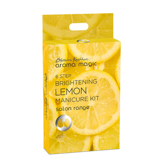 AROMA MAGIC MANICURE 6STEP BRIGHTENING LEMON KIT 83G 7ML