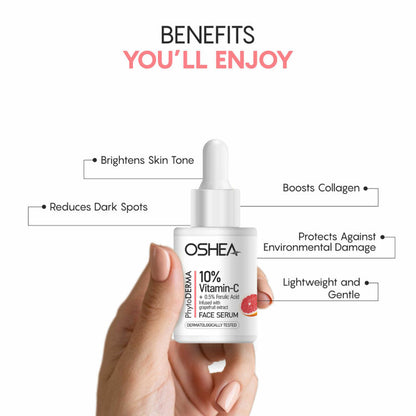 OSHEA PHYTO DERMA 10% VITAMIN C FACE SERUM 30ML
