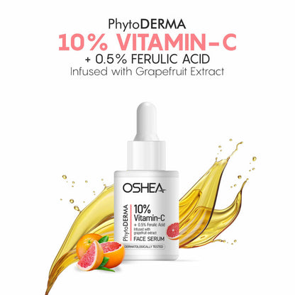 OSHEA PHYTO DERMA 10% VITAMIN C FACE SERUM 30ML