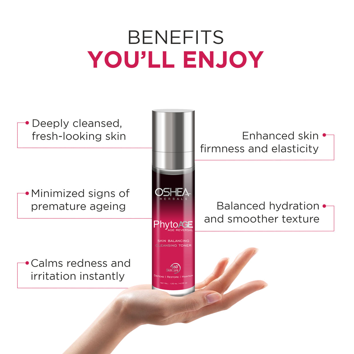 OSHEA PHYTOAGE SKIN BALANCING TONER 120ML