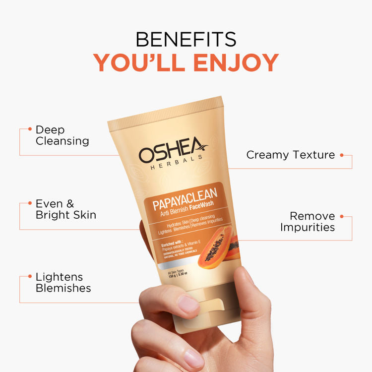 OSHEA FACEWASH PAPAYACLEAN 150G