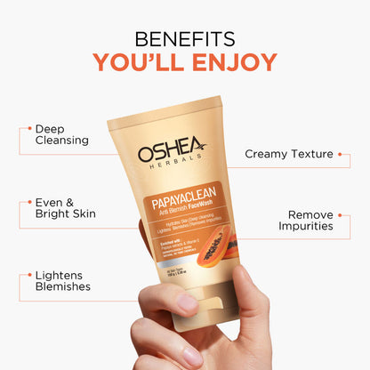 OSHEA FACEWASH PAPAYACLEAN 150G
