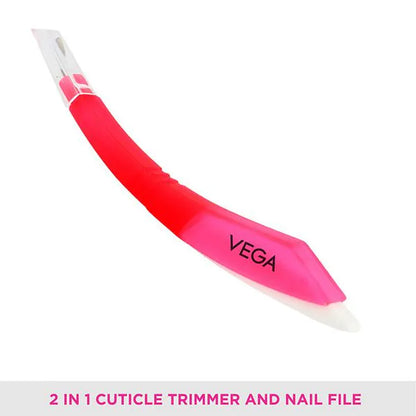 VEGA CUTICLE TRIMMER & NAIL FILE CTF 01