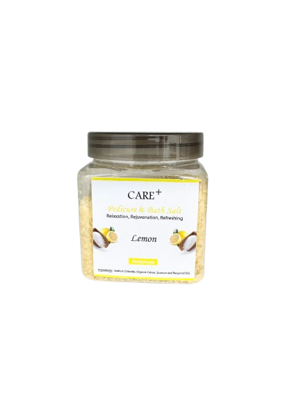 CARE + PEDICURE & BATH SALT LEMON 500G