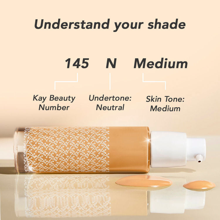 KAY BEAUTY HYDARTING FOUNDATION 145N MEDIUM 30ML