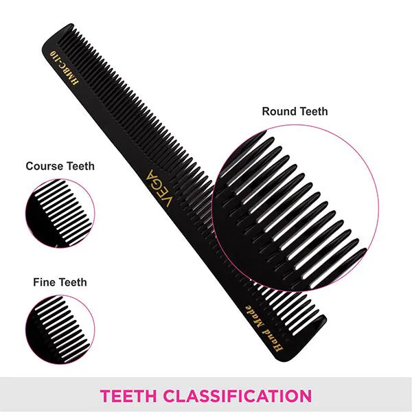 VEGA HANDMADE BLACK HAIR COMB HMBC 110