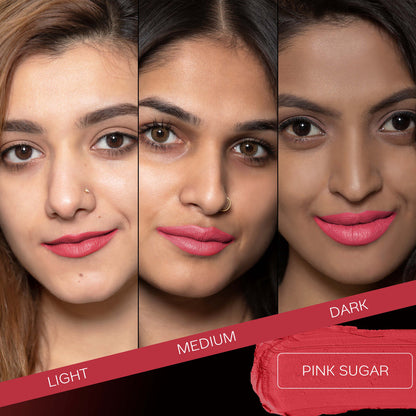 FACES WEIGHTLESS MATTE FINISH LIPSTICK 04 PINK SUGAR (CC5815) 4.5G