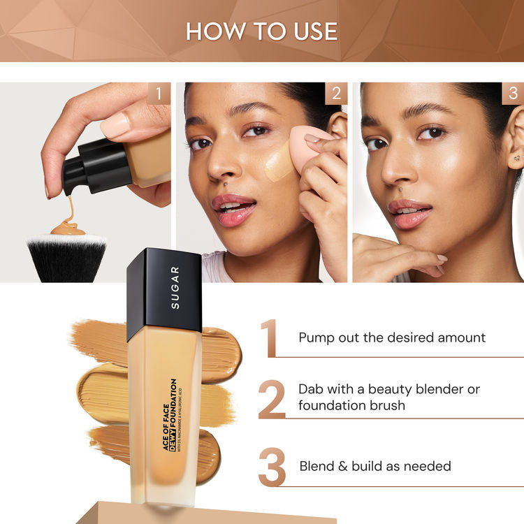 SUGAR ACE OF FACE DEWY FOUNDATION 20 GALAO 30ML