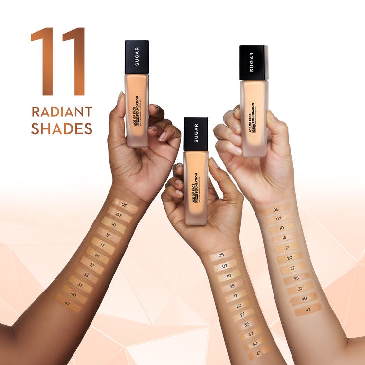 SUGAR ACE OF FACE DEWY FOUNDATION 15 CAPPUCCION 30ML