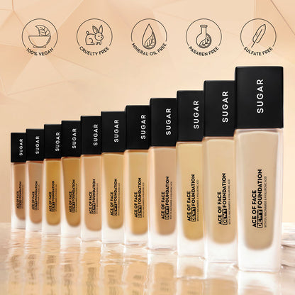 SUGAR ACE OF FACE DEWY FOUNDATION 27 VIENNA 30ML