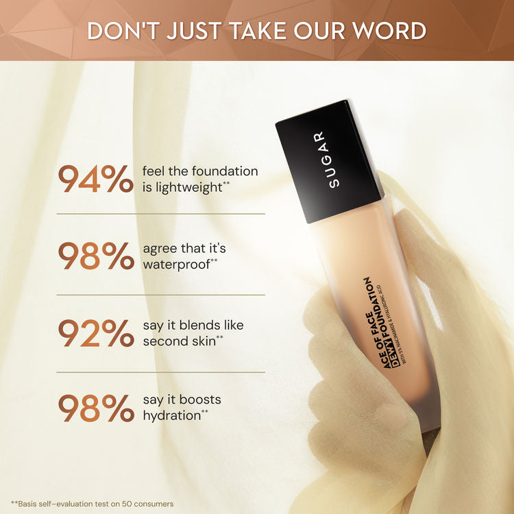 SUGAR ACE OF FACE DEWY FOUNDATION 10 LATTE 30ML