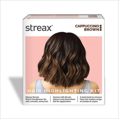 STREAX HAIR HIGHLIGHTING KIT CAPPUCCINO BROWN 80G