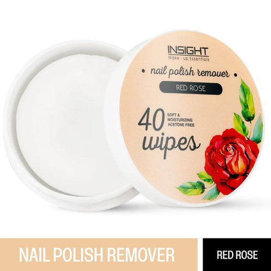 INSIGHT NAIL PAINT REMOVER RED ROSE 45 WIPES