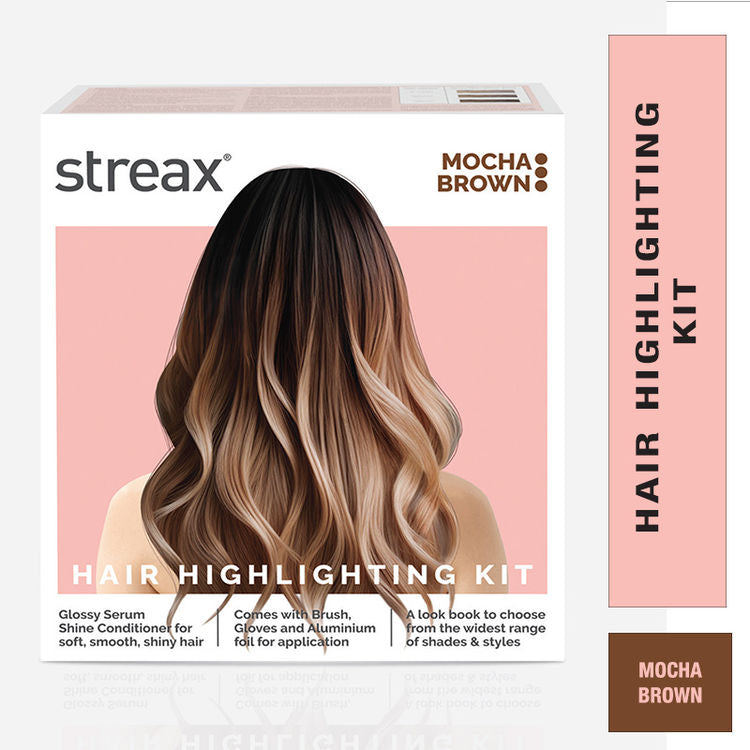 STREAX HAIR HIGHLIGHTING KIT MOCHA BROWN 80G