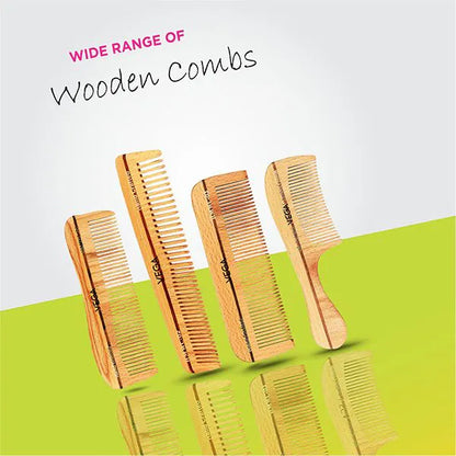 VEGA CLASSIC WOODEN HAIR COMB HMWC 04 1N