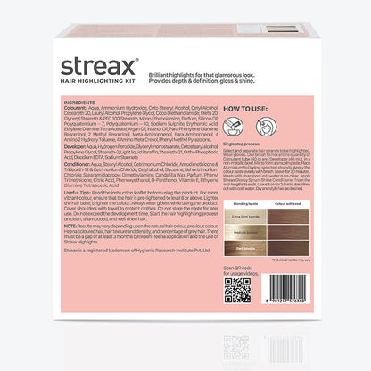 STREAX HAIR HIGHLIGHTING KIT MOCHA BROWN 80G
