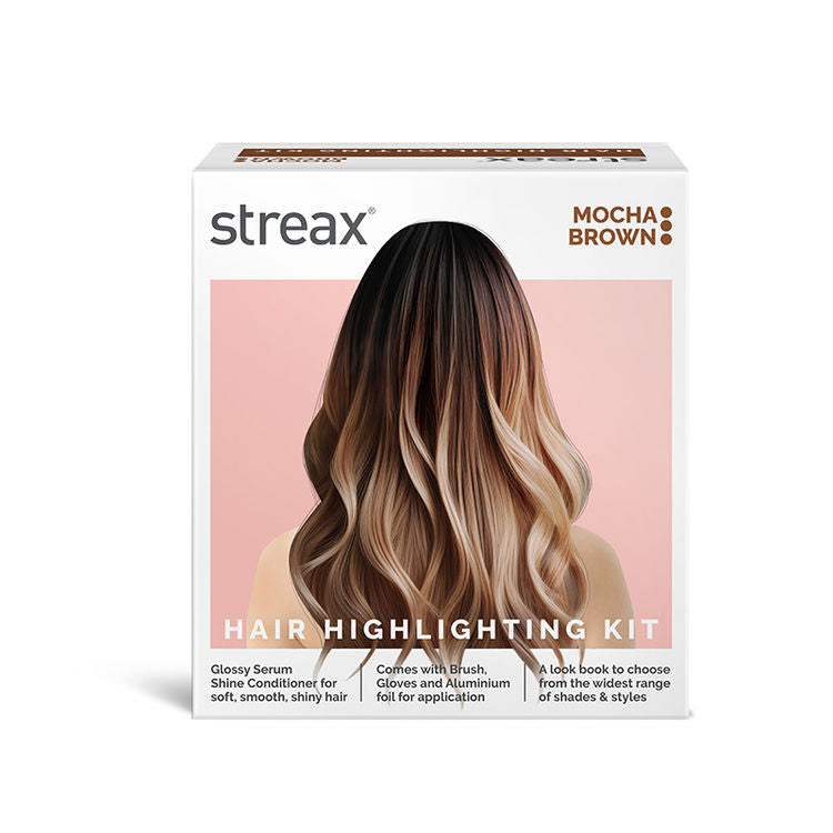 STREAX HAIR HIGHLIGHTING KIT MOCHA BROWN 80G