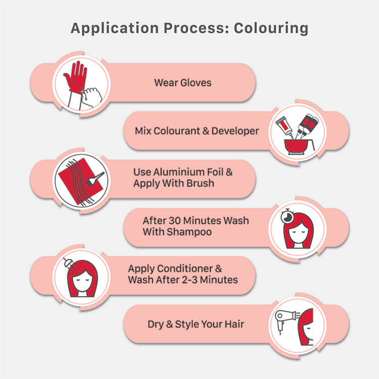 STREAX HAIR HIGHLIGHTING KIT LATTE BROWN