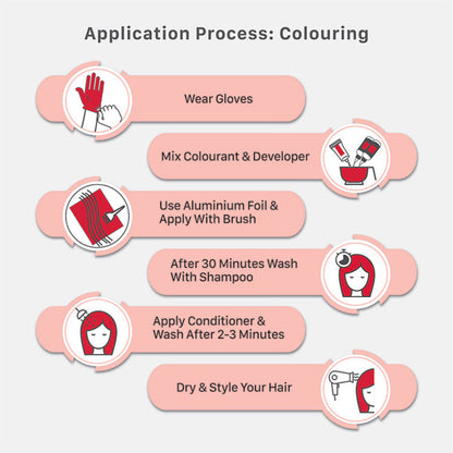 STREAX HAIR HIGHLIGHTING KIT LATTE BROWN