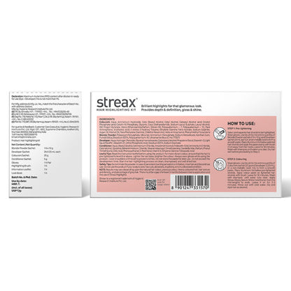 STREAX HAIR HIGHLIGHTING KIT LATTE BROWN